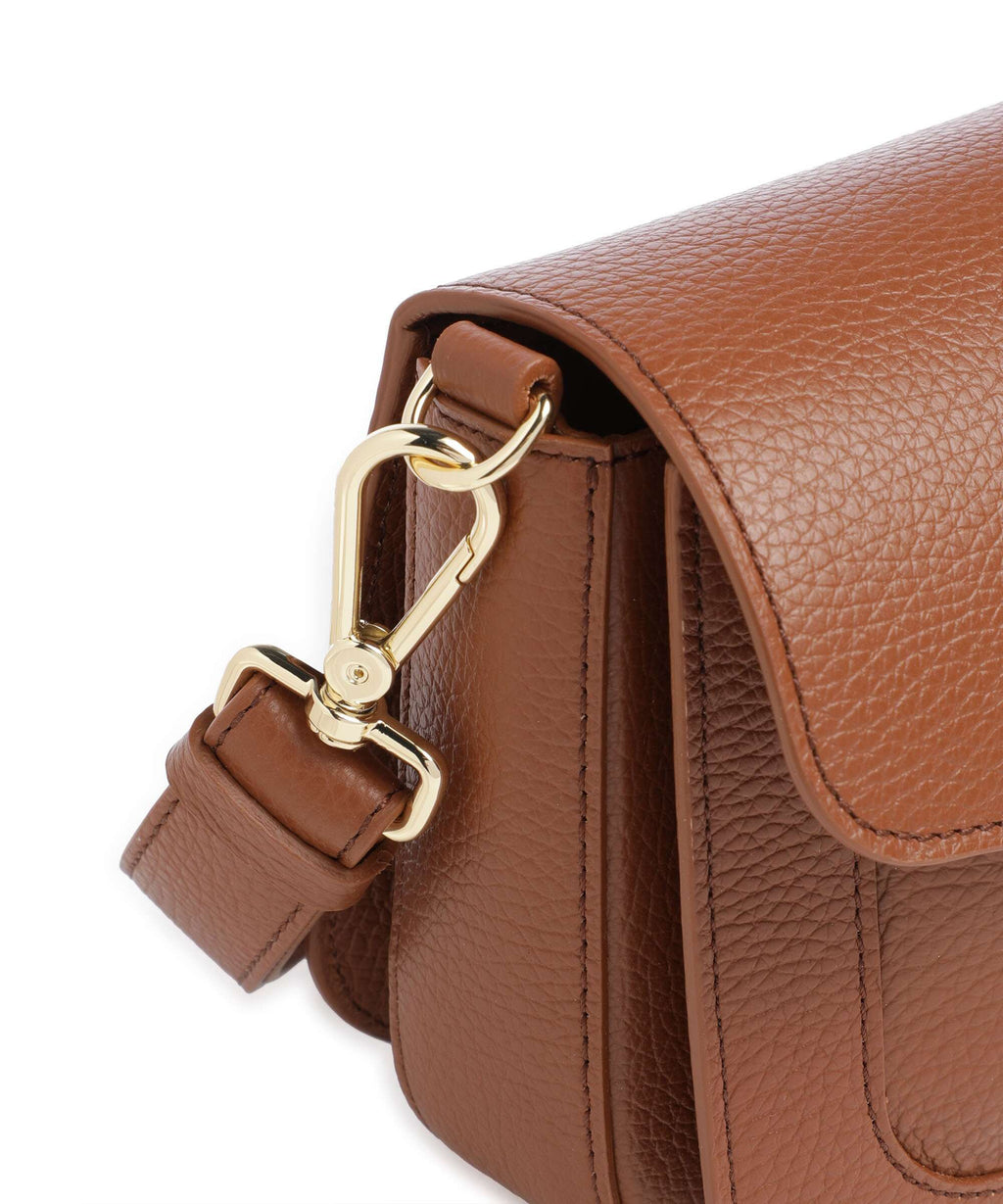 Coccinelle C-Me Crossbody bag cognac
