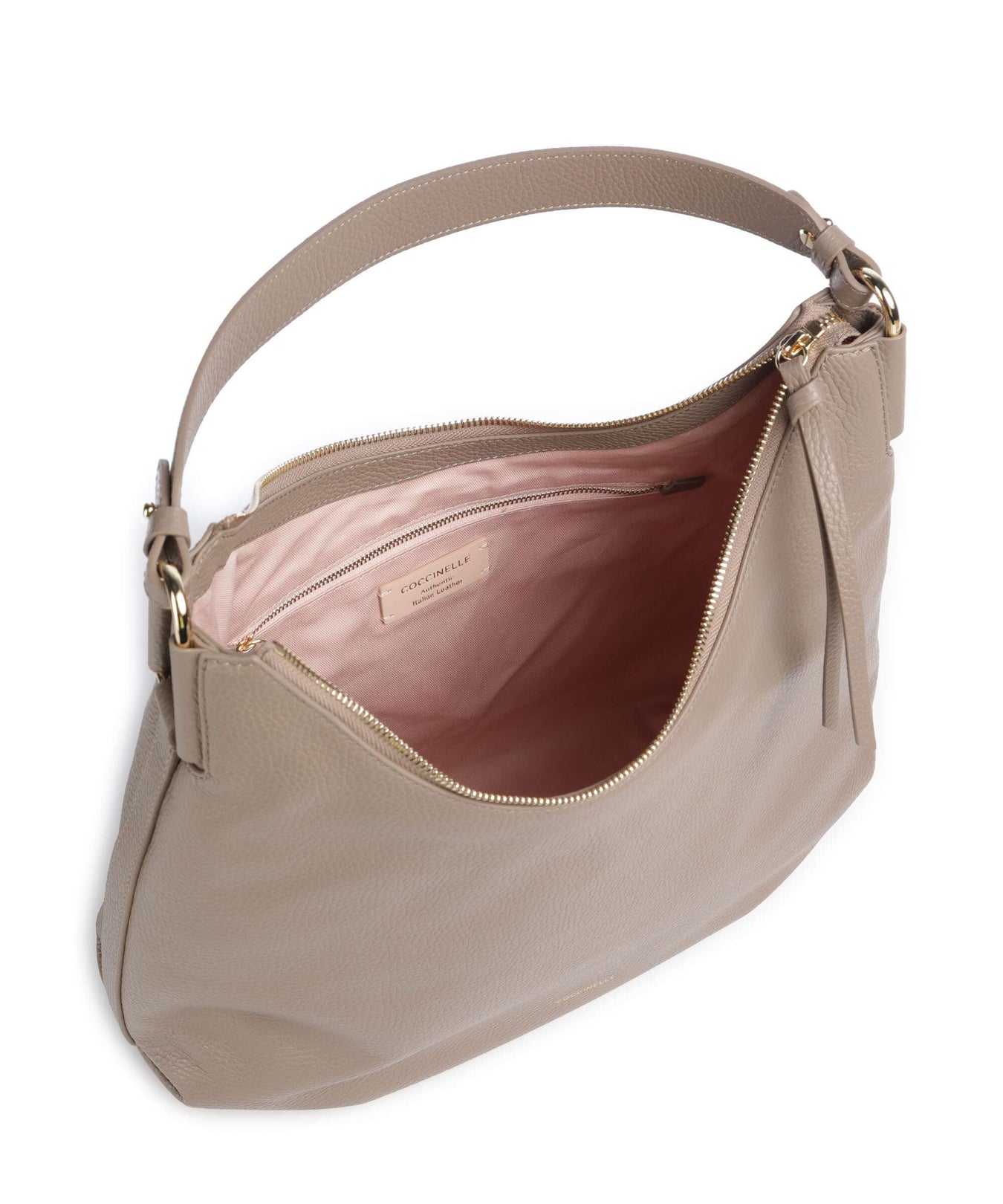 Coccinelle Rebekka Hobo bag warm taupe