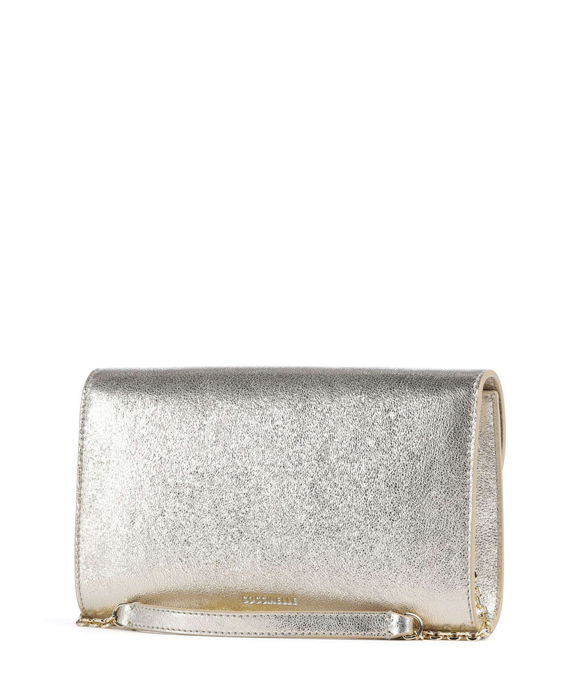 Coccinelle Nikla Smooth Crossbody bag pale gold