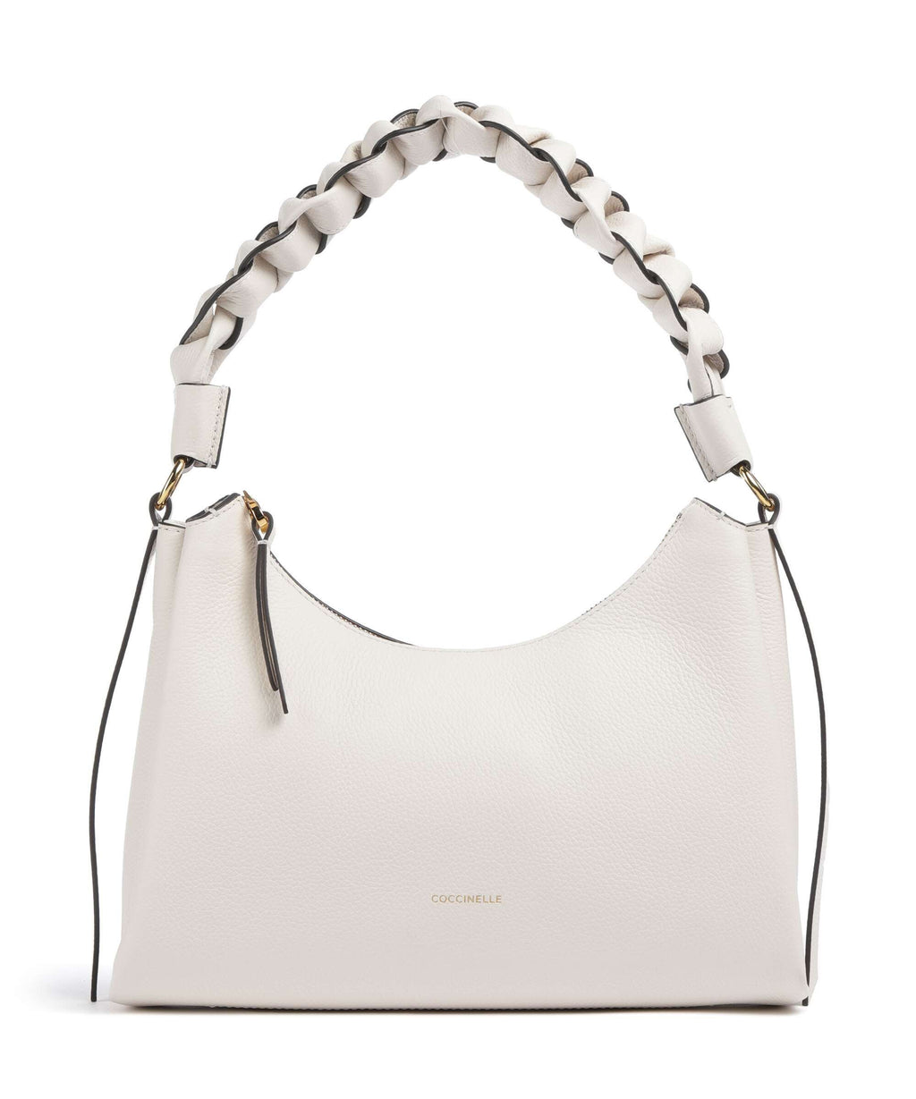 Coccinelle Boheme Grana Double Shoulder bag blanco/skin