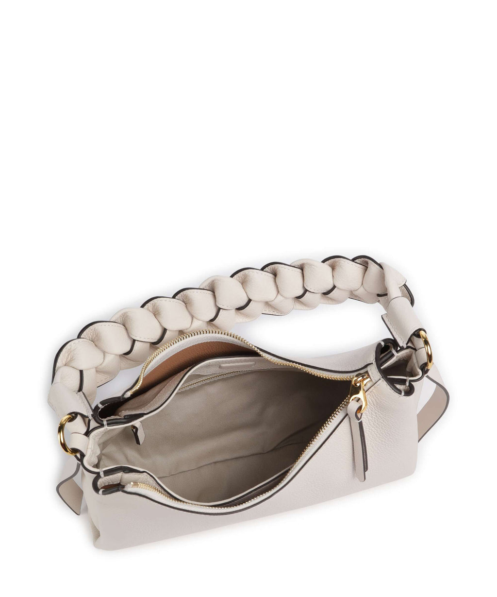 Coccinelle Boheme Grana Double Shoulder bag blanco/skin