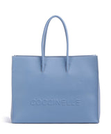 Coccinelle Myrtha Maxi Logo Shopper azul