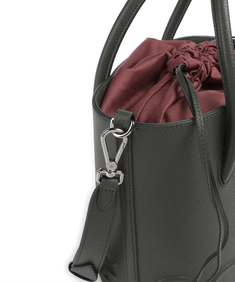 Coccinelle Myrtha Maxi Logo Bucket bag alga
