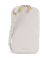 Coccinelle Flor Telefoon tasje blanco