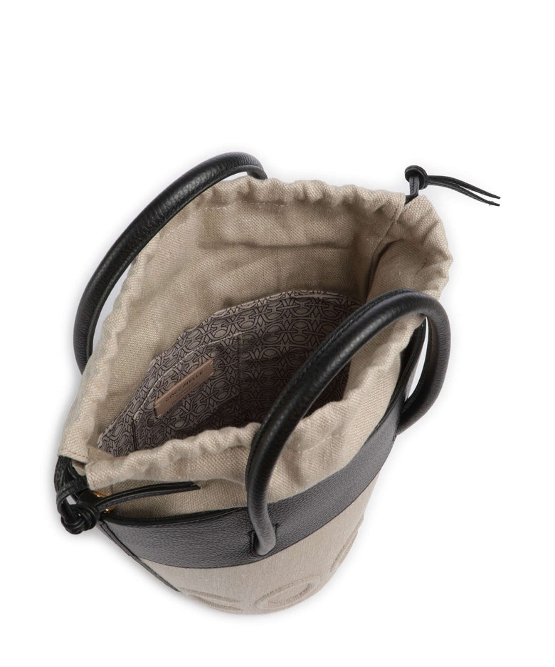 Coccinelle Myrtha Canvas Bucket bag natural/noir