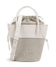 Coccinelle Myrtha Canvas Sac seau natural/blanco