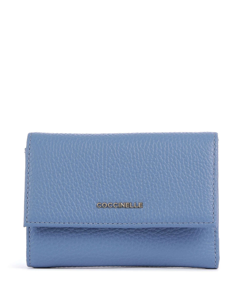 Coccinelle Metallic Soft RFID Wallet azul