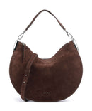 Coccinelle Sunup Suede Sac porté épaule brunette