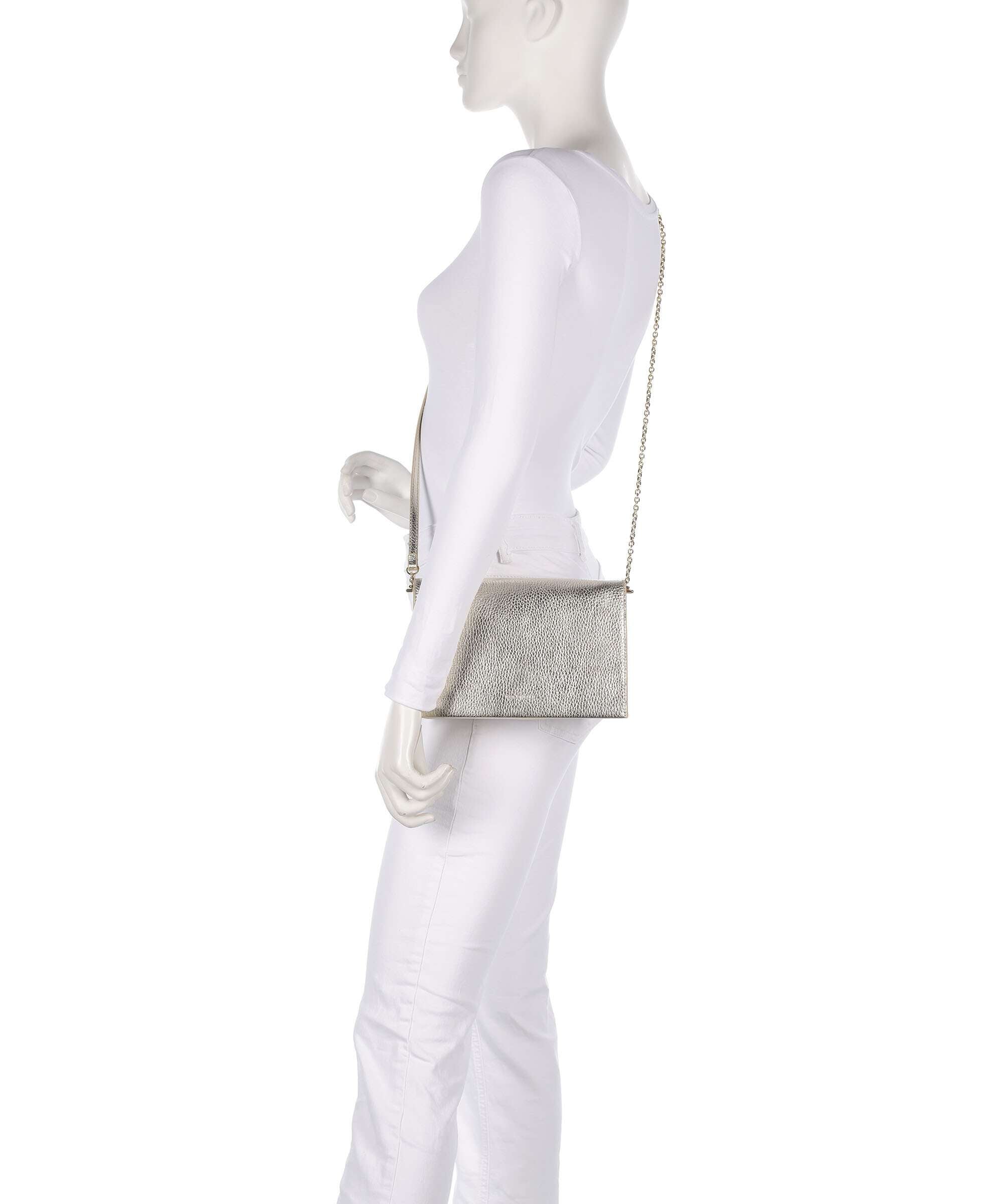 Coccinelle Dandy Crossbody bag pale gold