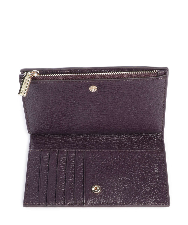 Coccinelle Metallic Soft Wallet prune
