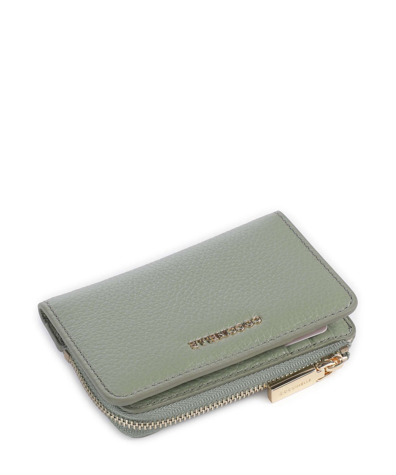 Coccinelle Metallic Soft Wallet greenery