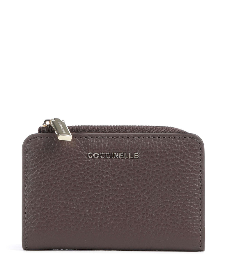 Coccinelle Metallic Soft Wallet brunette