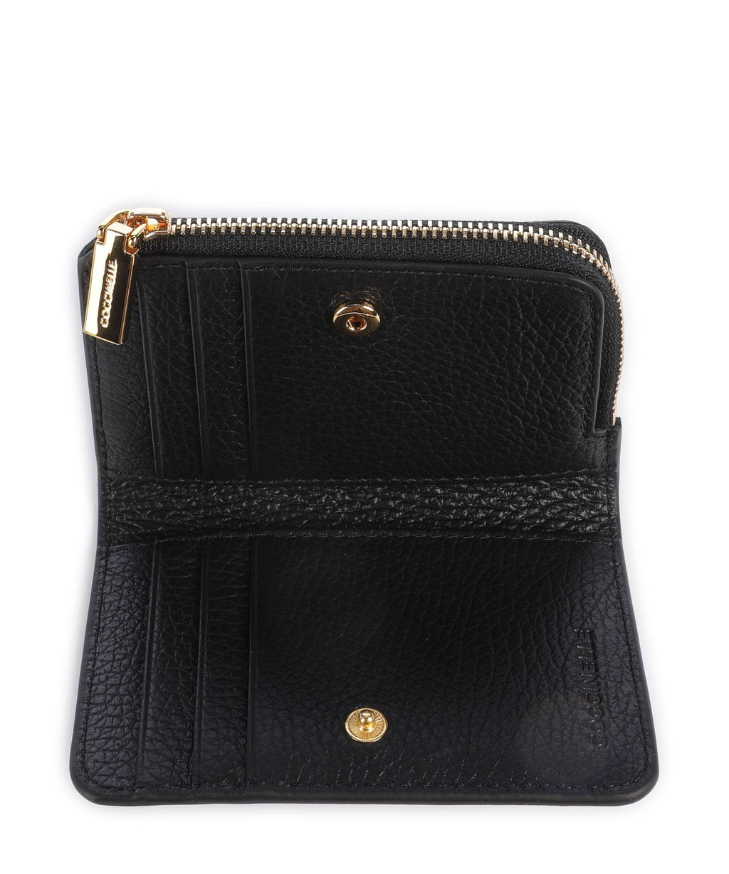 Coccinelle Metallic Lizard Wallet noir