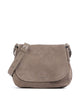 Coccinelle Rebekka Suede Crossbody tas warm taupe