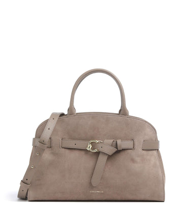 Coccinelle Sabine Suede Sac à main warm taupe