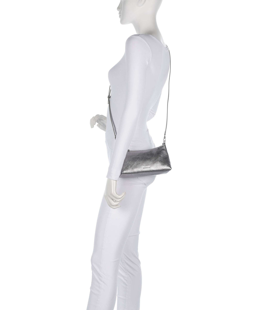 Coccinelle Aura Shoulder bag steel