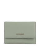 Coccinelle Metallic Soft Portemonnee greenery