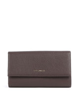 Coccinelle Metallic Soft Portemonnee brunette