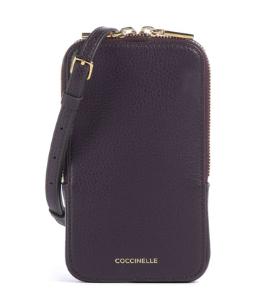 Coccinelle Flor Telefoon tasje prune