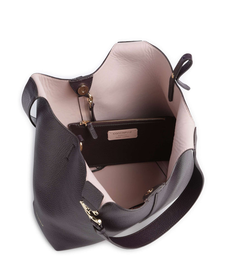 Coccinelle C-Easy Hobo bag prune