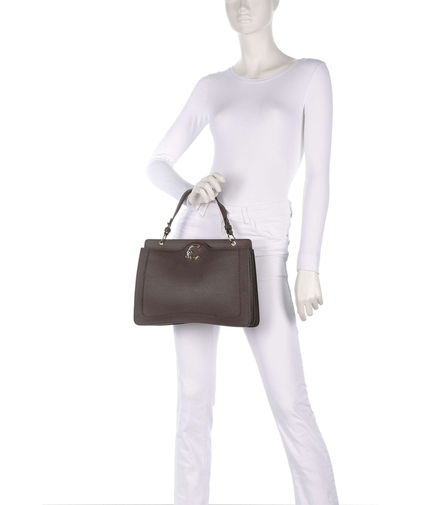 Coccinelle C-Me Handbag brunette