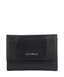 Coccinelle Metallic Lizard RFID Portemonnee noir