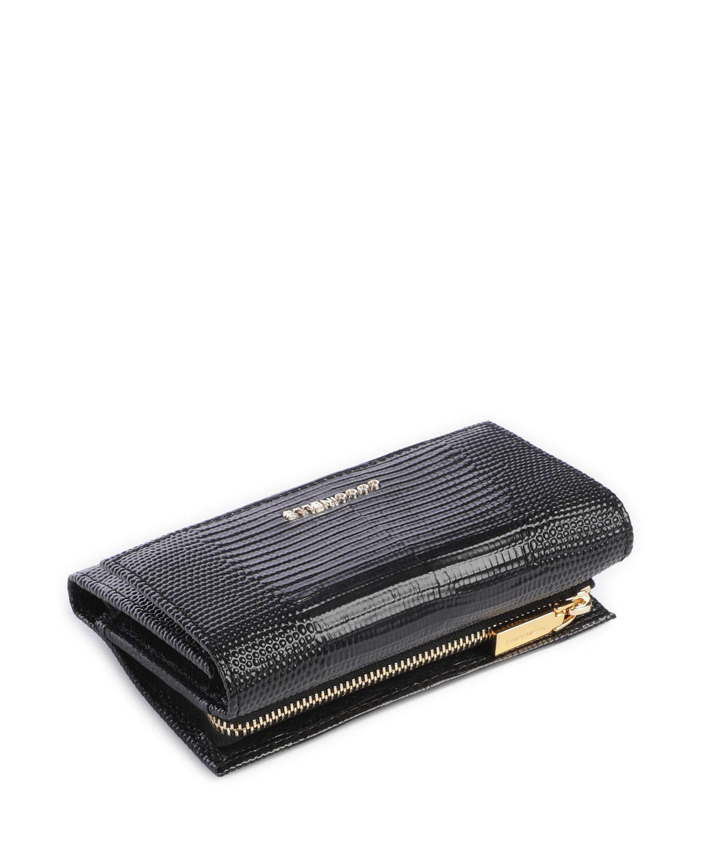 Coccinelle Metallic Lizard RFID Wallet noir