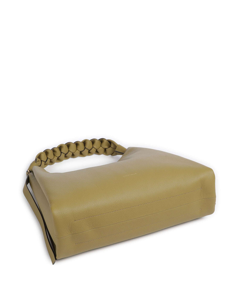 Coccinelle Boheme Grana Double Hobo bag seagrass/sandshell