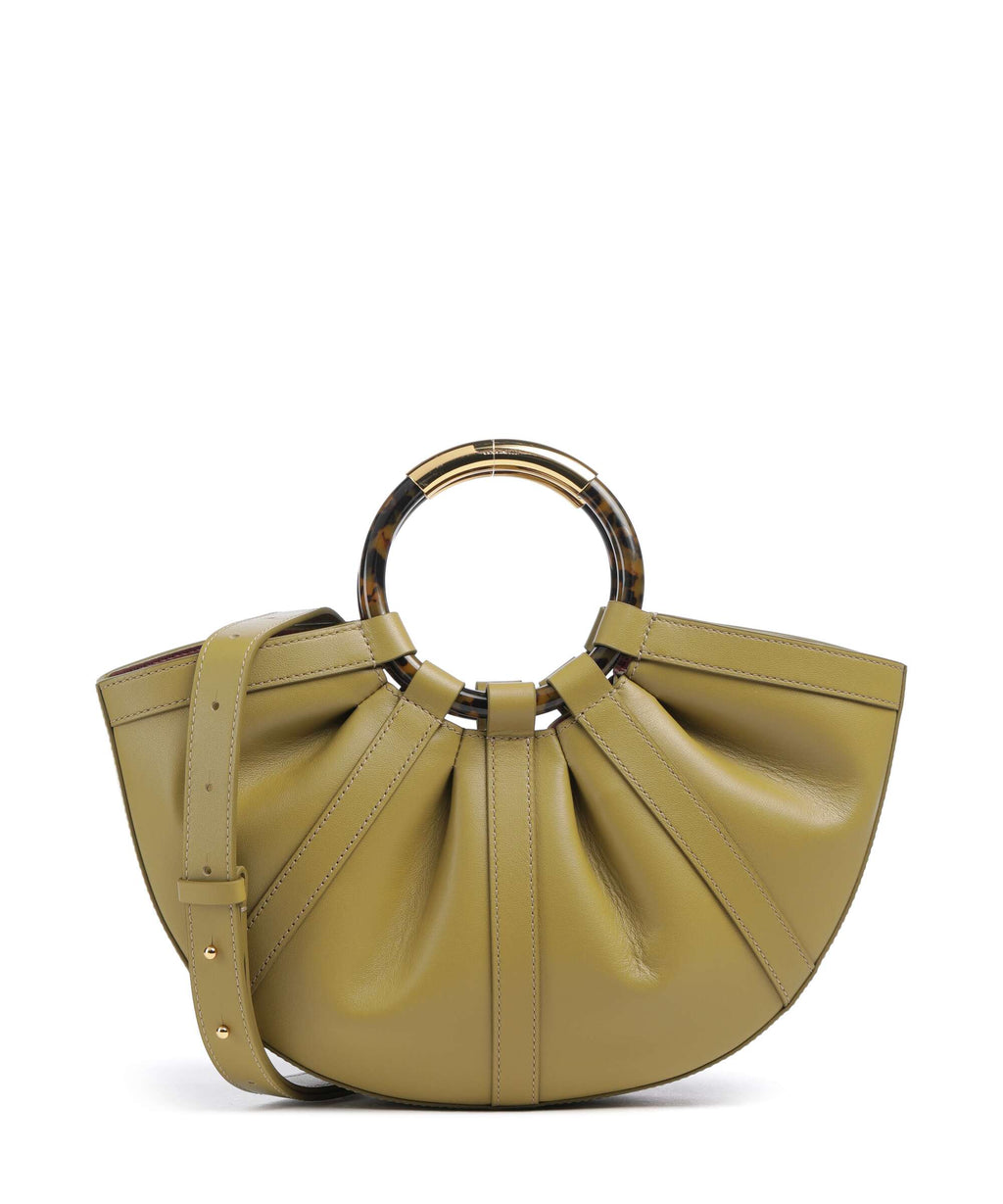 Coccinelle Shell Handbag seagrass