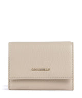 Coccinelle Metallic Soft RFID Portemonnee sandshell