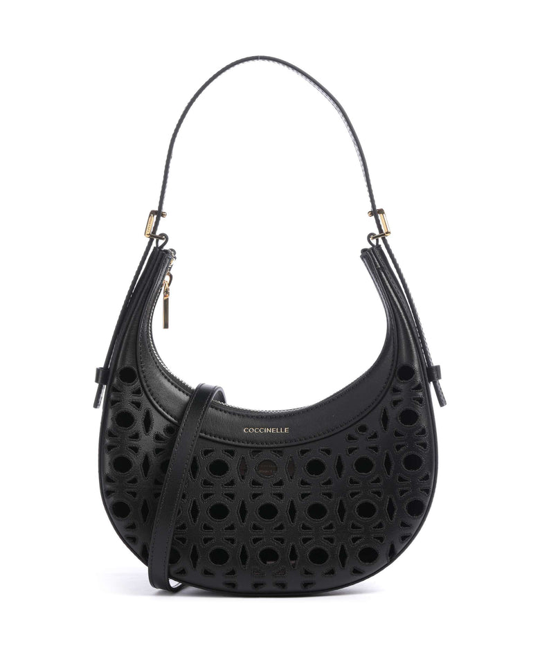 Coccinelle Whisper Monogram Sangallo Shoulder bag noir