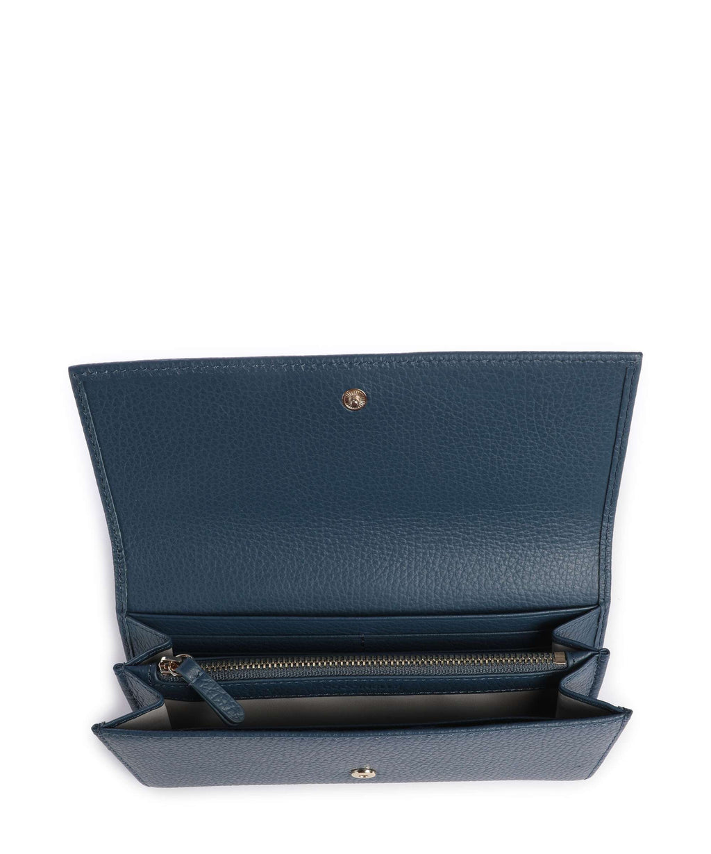 Coccinelle Metallic Soft Wallet deep blue