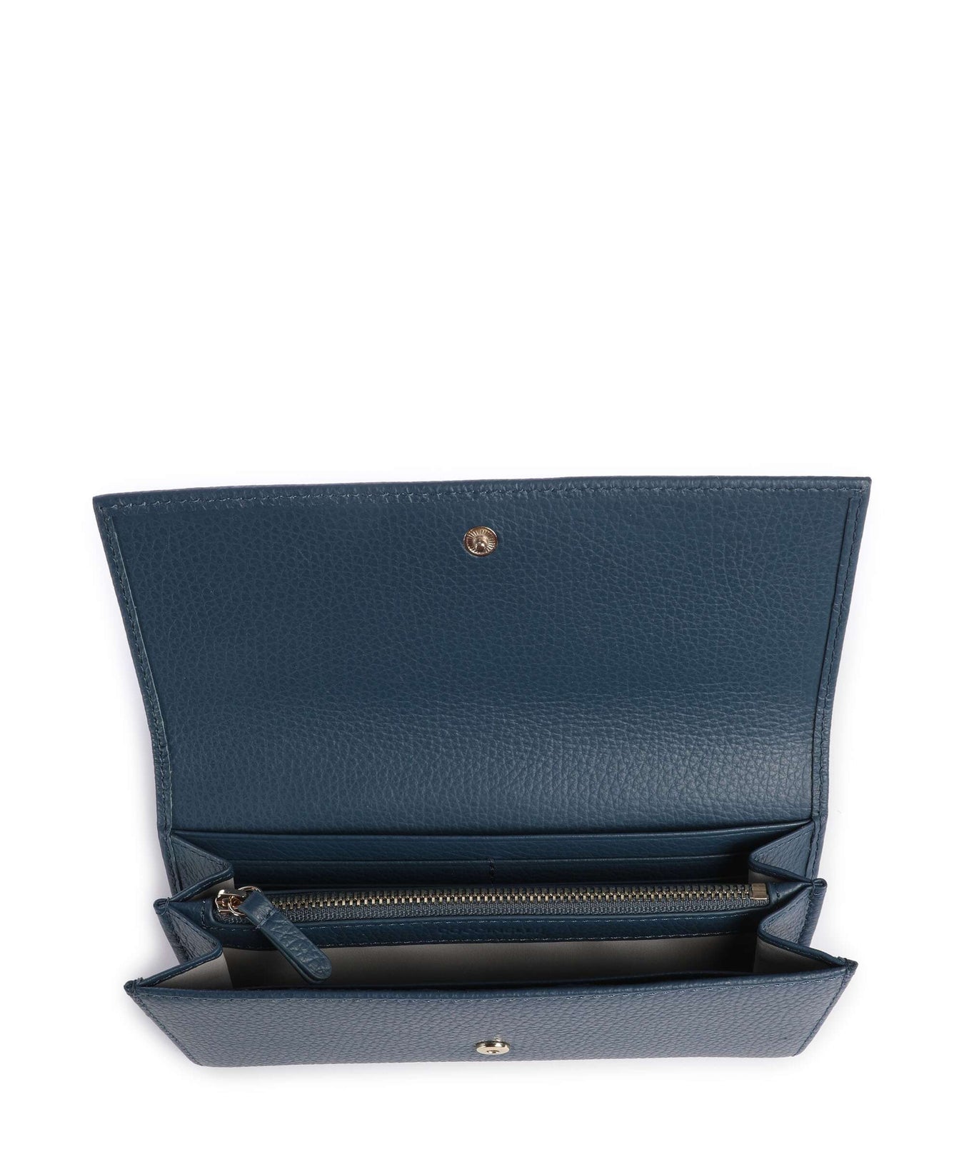 Coccinelle Metallic Soft RFID Wallet deep blue
