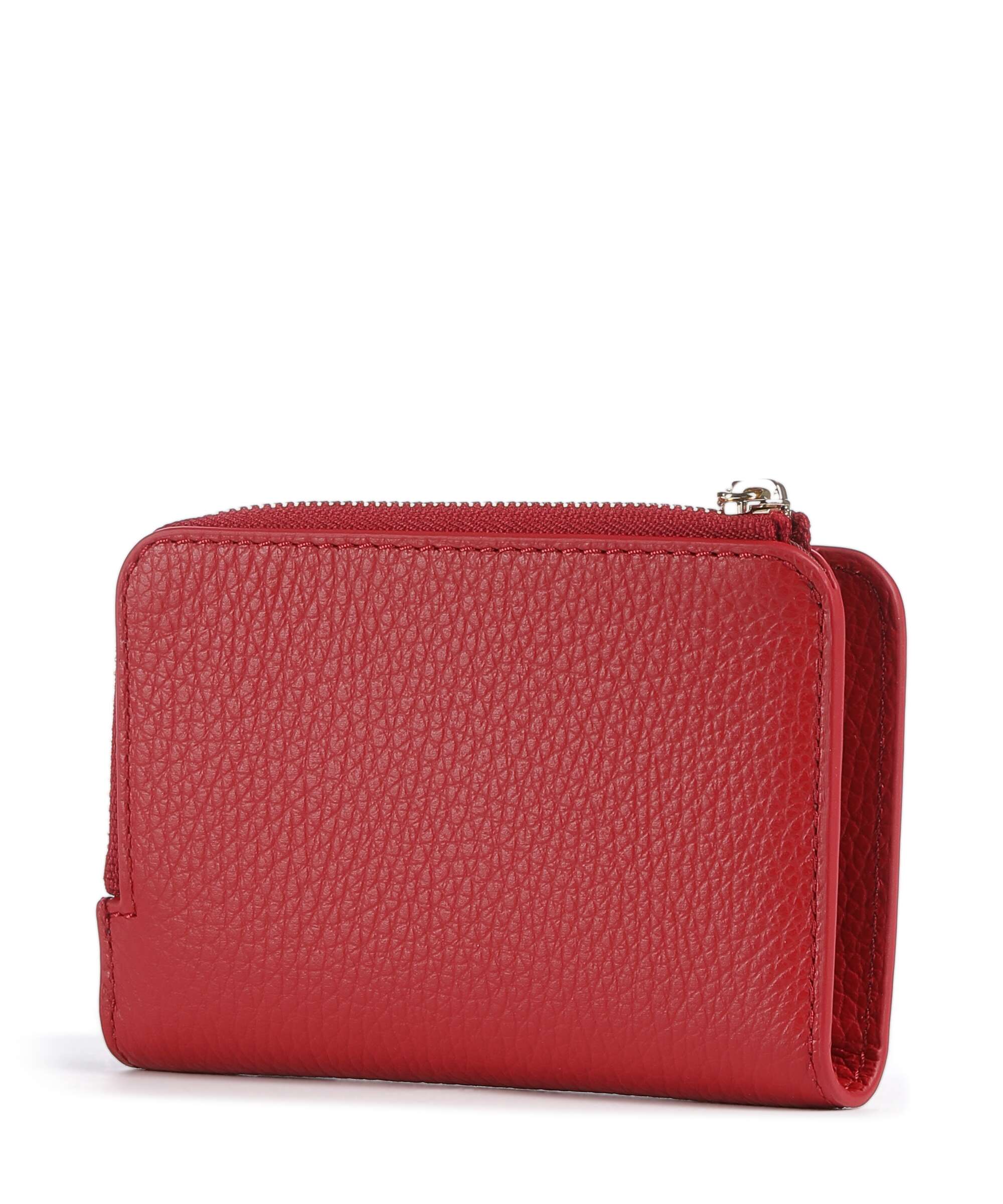 Coccinelle Metallic Soft Wallet scarlet