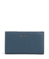 Coccinelle Metallic Soft RFID Portemonnee deep blue