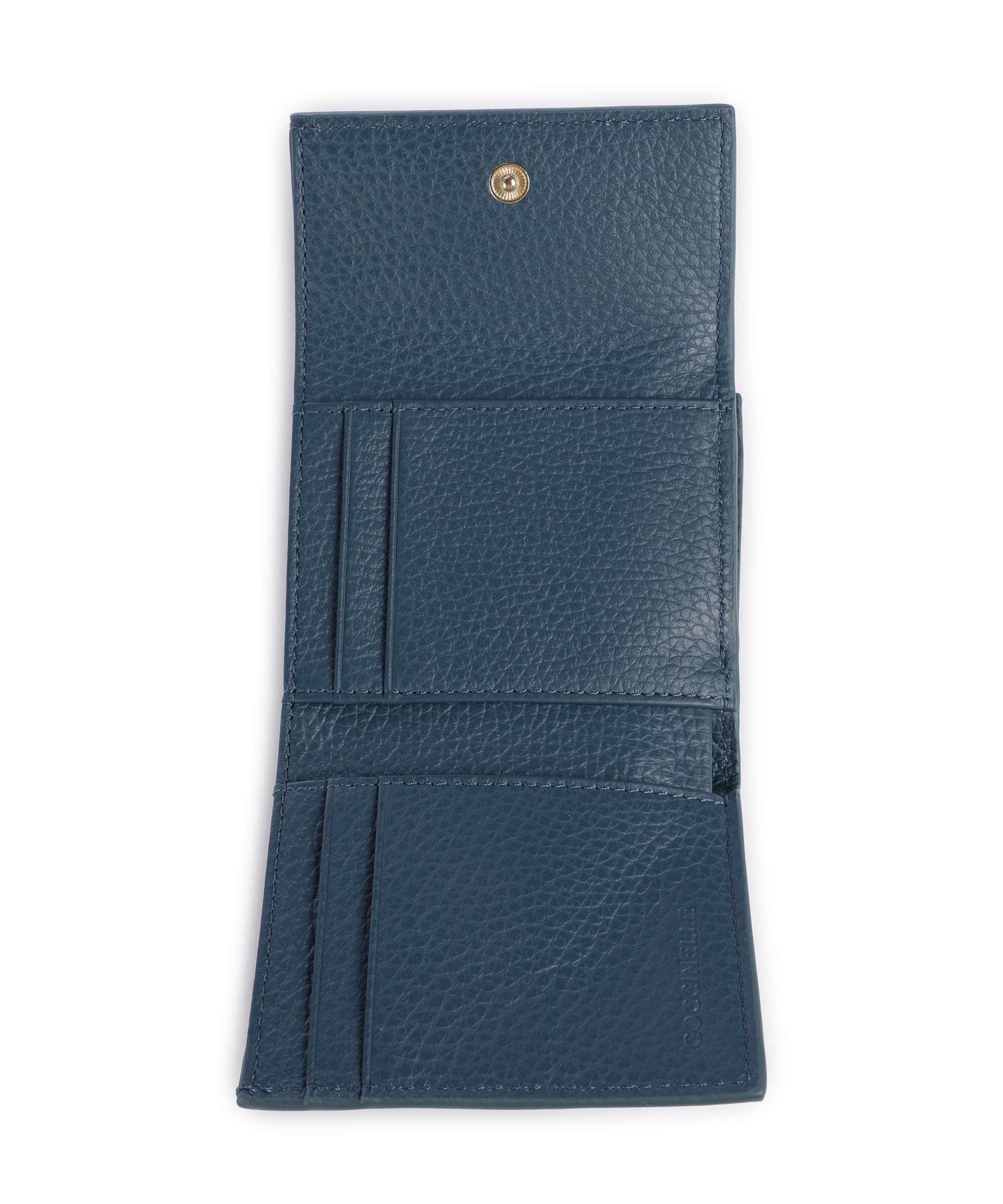 Coccinelle Metallic Soft RFID Wallet deep blue
