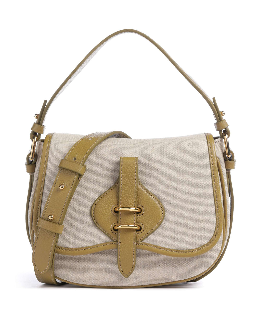 Coccinelle Mavery Canvas Handbag natural/seagrass