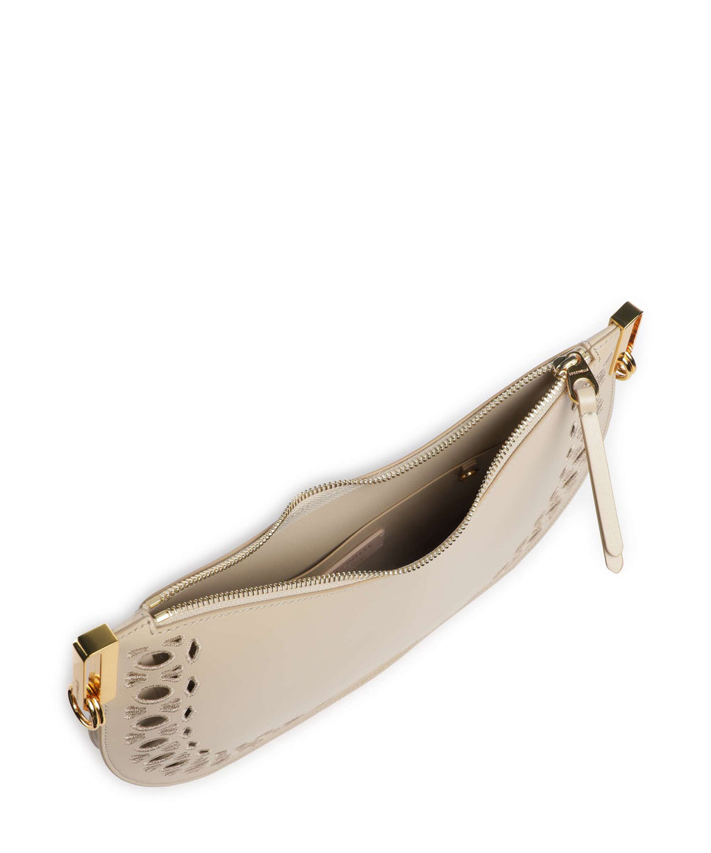 Coccinelle Sunup Monogram Sangallo Hobo bag sandshell