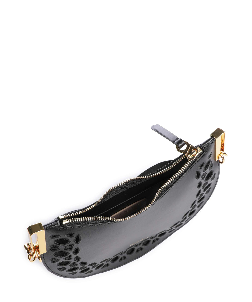 Coccinelle Sunup Monogram Sangallo Shoulder bag noir