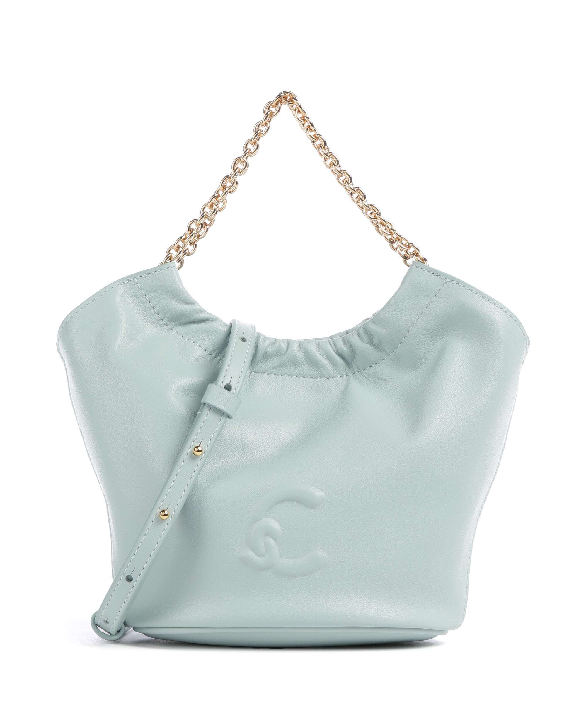 Coccinelle Smash Bucket bag aquamarine