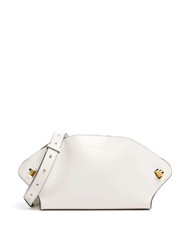 Coccinelle Tylde Calf Crossbody bag pearl