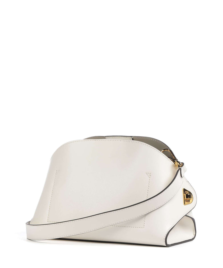 Coccinelle Tylde Calf Crossbody bag pearl
