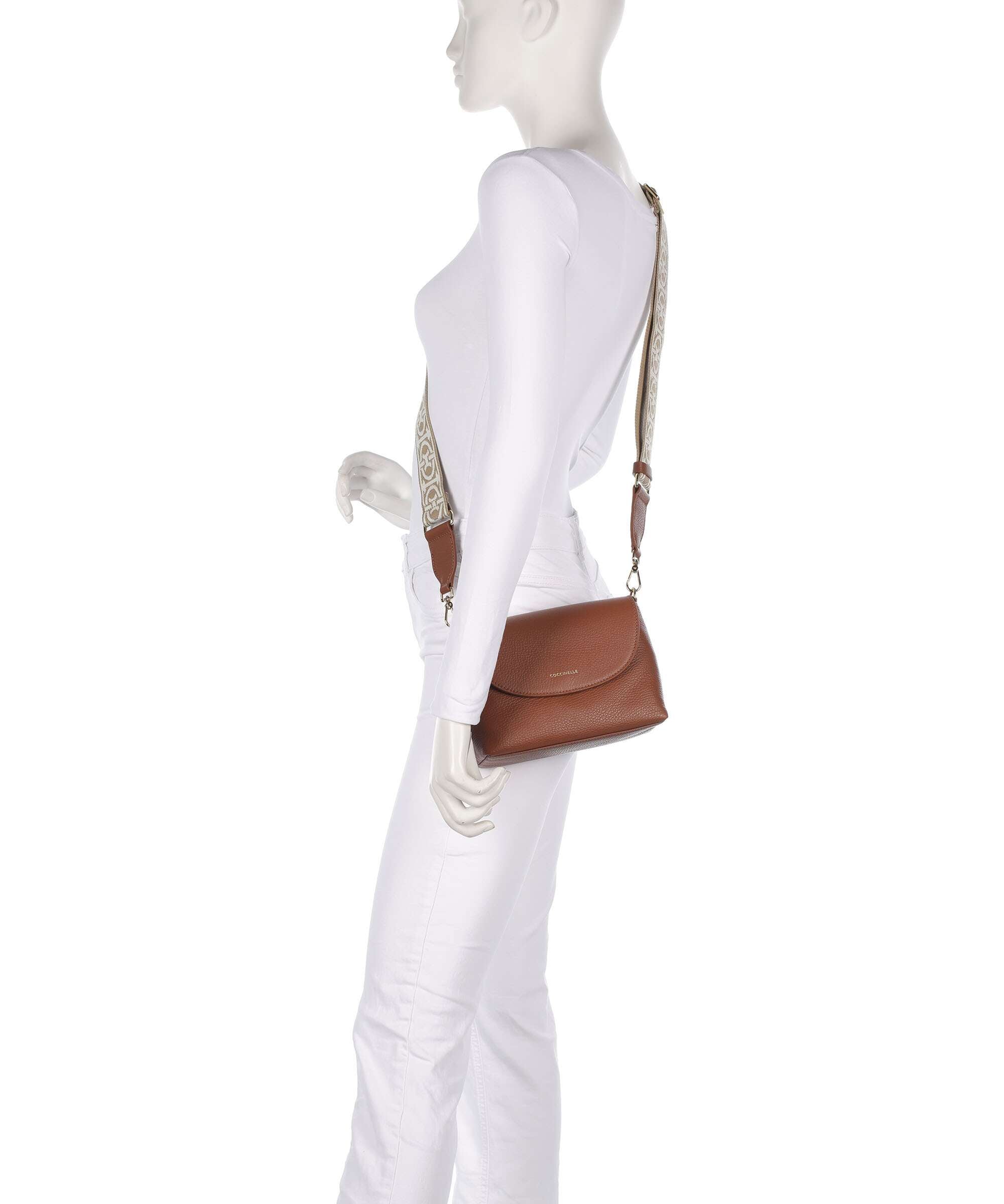 Coccinelle Paulina Crossbody bag cognac