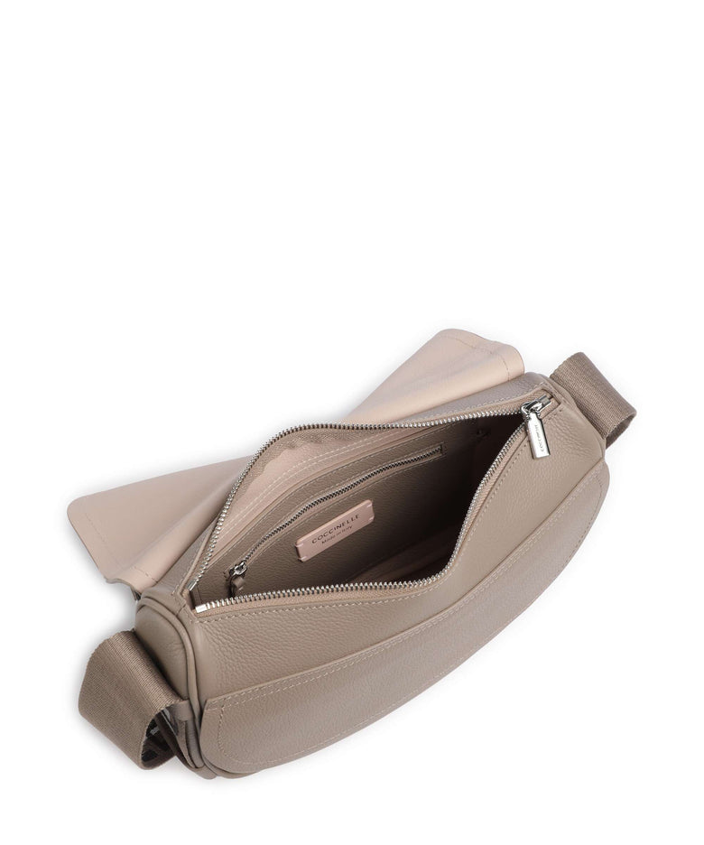 Coccinelle Raquel Shoulder bag warm taupe/rosette