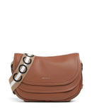 Coccinelle Raquel Schoudertas cognac/noir