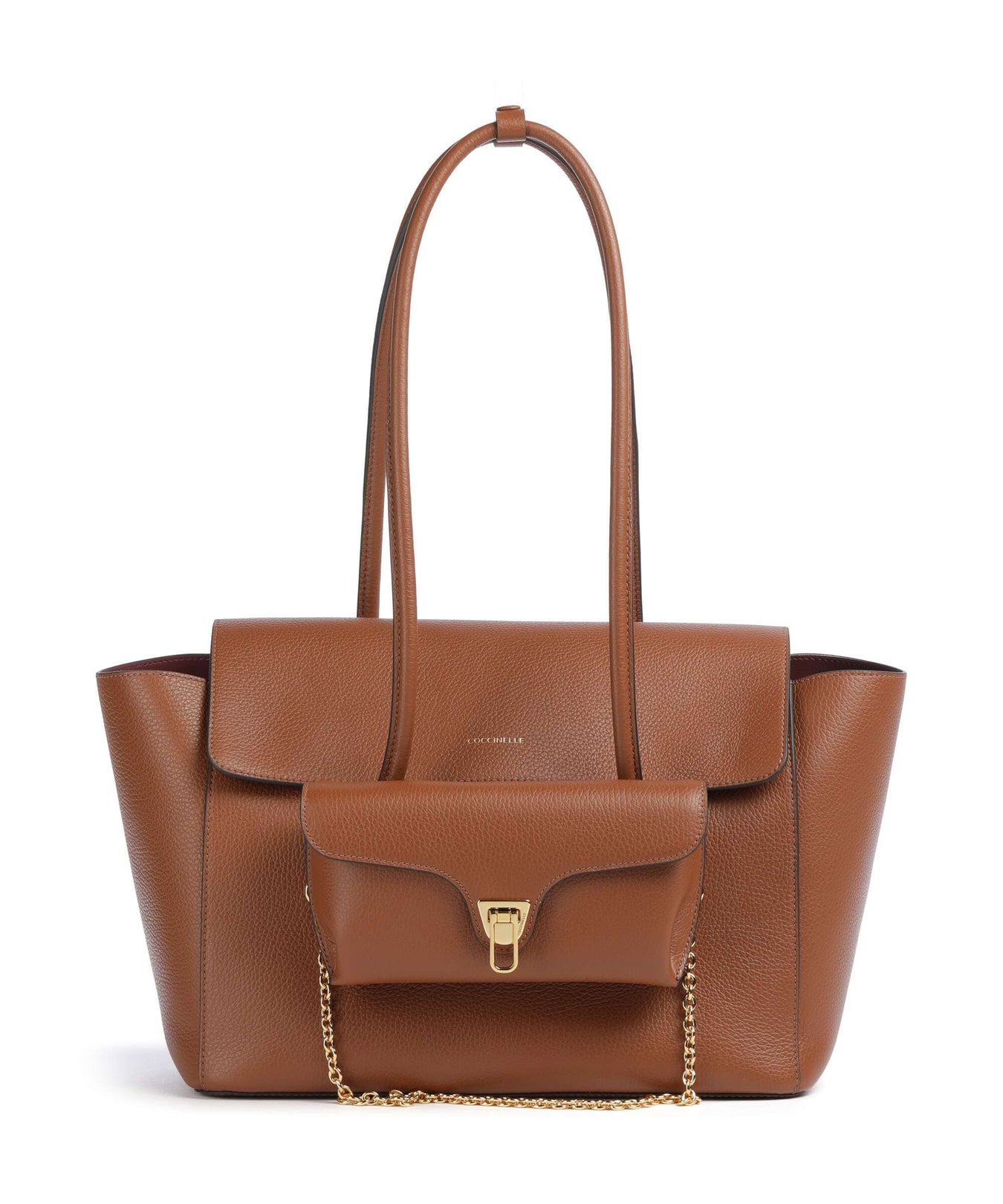 Coccinelle Beat Tote bag cognac