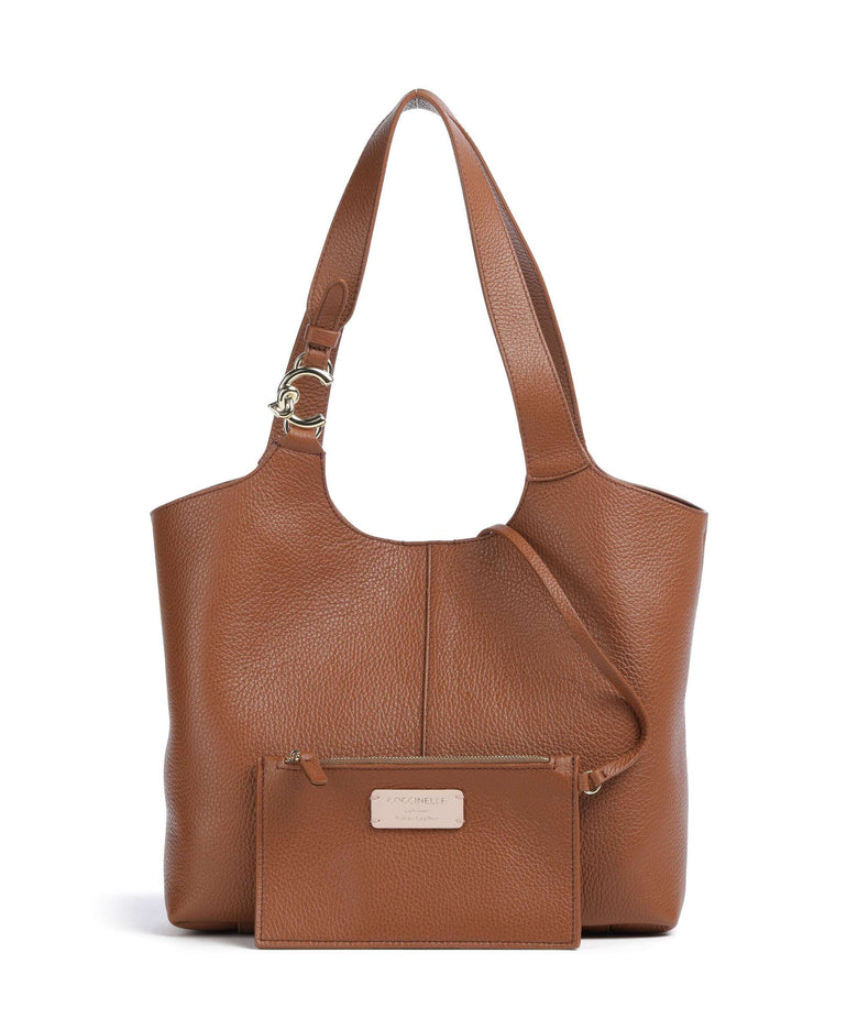 Coccinelle C-Easy Hobo bag cognac