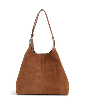 Coccinelle C-Easy Suede Hobo tas cognac