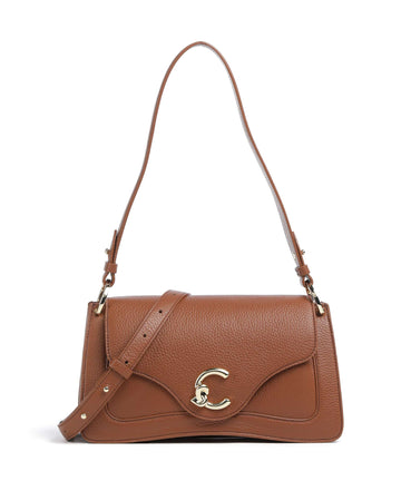 Coccinelle C-Me Shoulder bag cognac