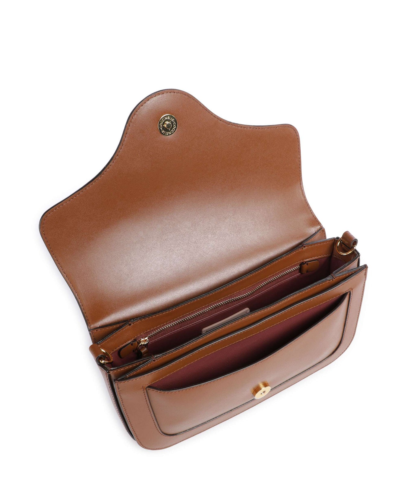 Coccinelle C-Me Crossbody bag cognac